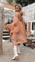 PONCHO POWERFULL peach