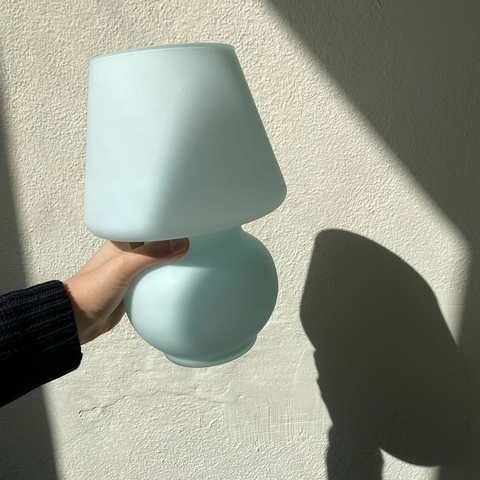 Lámpara hongo satinada - comprar online