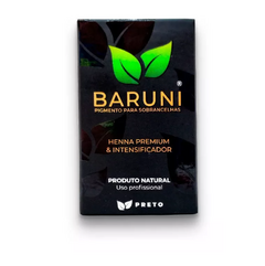 Baruni Pigmento Temporário para Sobrancelha Preto