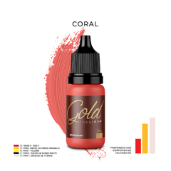 Pigmento MagColor Gold Line Lips para Lábios - Coral - comprar online