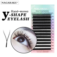 Nagaraku Cilios para Volume Brasileiro Y-Shape Eyelashes