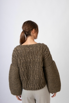 sweater Manchester tostado mohair en internet