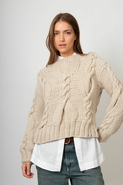 sweater Gloster crudo lana merino en internet