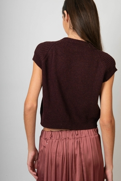 chaleco Cullen vino lana merino - comprar online