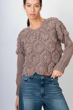 sweater Sharewood violaceo - PRE ORDER - entregas durante MAYO - comprar online