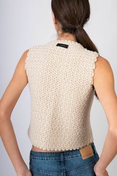 Chaleco York avena lana merino en internet