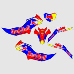 Kit adesivo Pop 110 RedBull