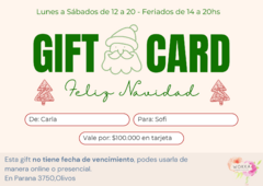 GIFT CARD VIRTUAL (¡selecciona el monto que vos quieras en la descripcion!) - (copia)