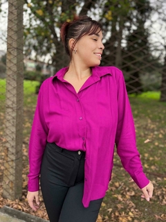 CAMISA TWILL MAGENTA en internet