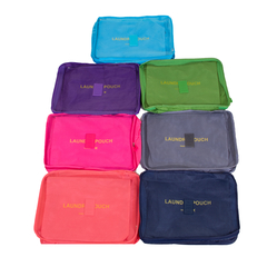 Organizador De Valija Set 6 Piezas Neceser Viaje Bolso Ropa