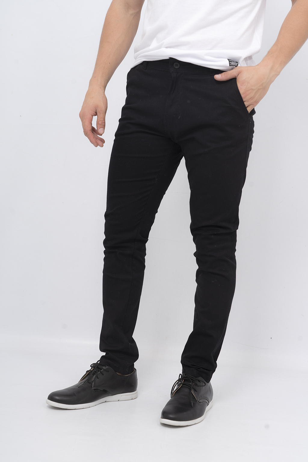 Pantalon Chino Classic Slim Fit Estilo Casual