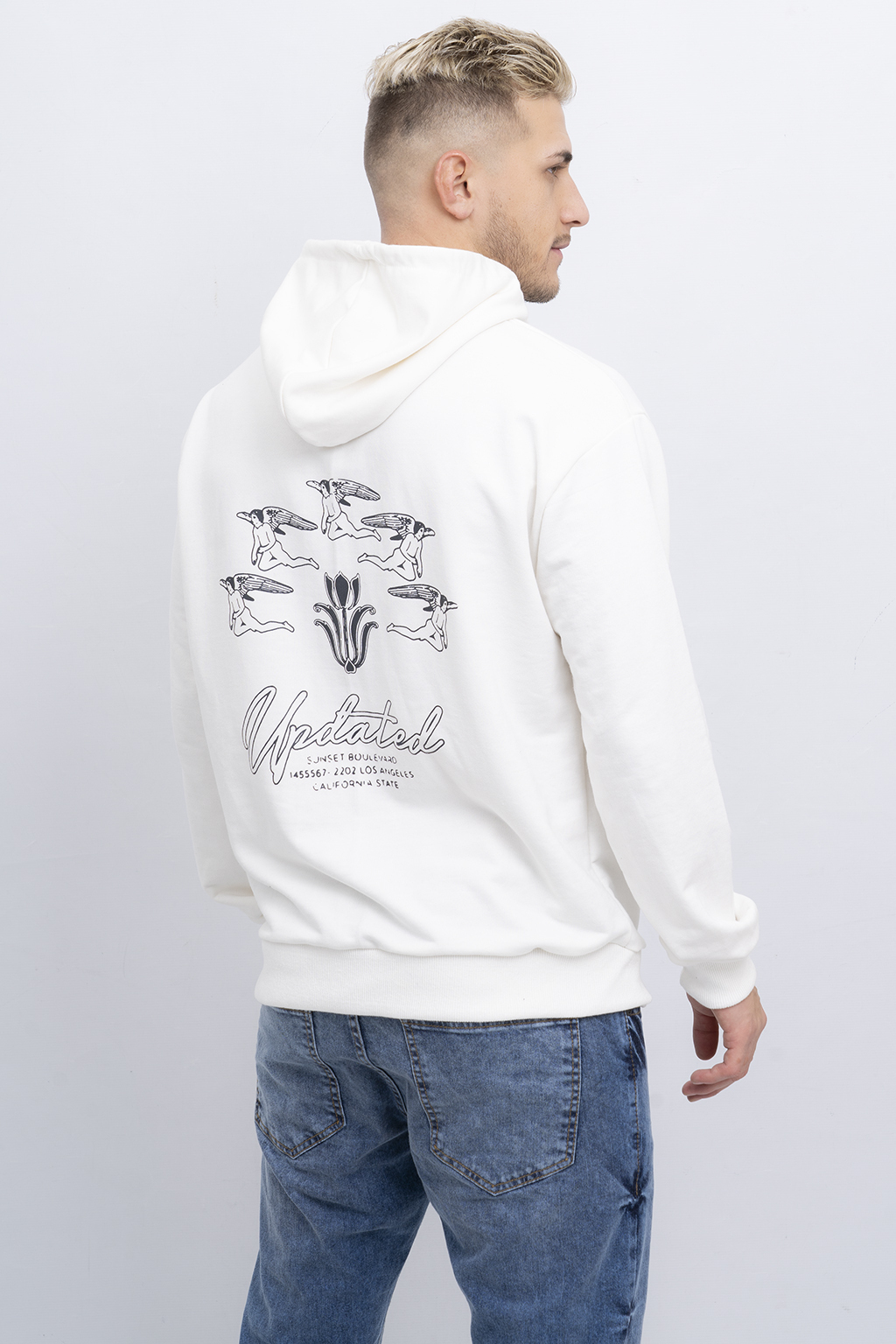 Buzos con cuello alto y capucha best sale