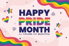 Tapete decorativo para porta de entrada - lgbtqia+ pride month na internet
