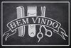 Tapete 60x40cm - Bem-Vindo Barber Shop (Barbeiro)