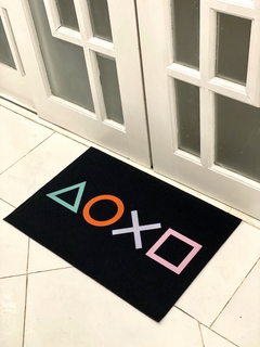 Tapete 60x40cm - botão PlayStation - comprar online