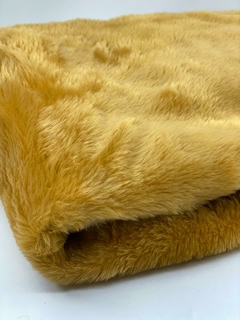 Imagem do tecido Pelúcia fofinha e macia pelo medio - Caramelo 0,50x1,60cm