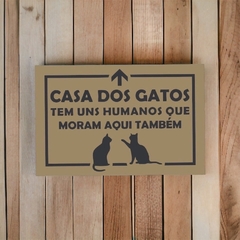 Tapete Capacho emborrachado antiderrapante - Casa dos Gatos