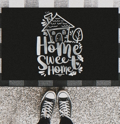 TAPETE 60x40CM - HOME SWEET HOME CASINHA