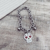 Pulsera Calavera Mexicana - Acero Quirúrgico V0