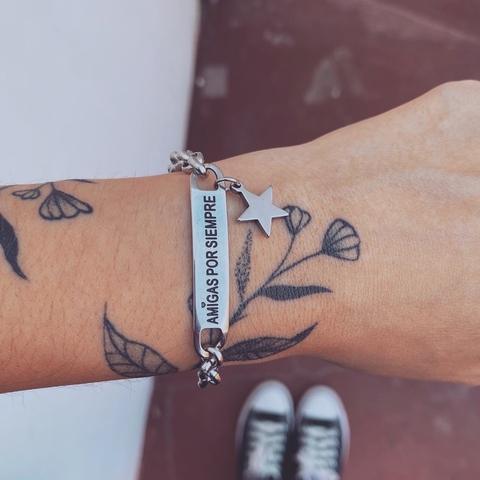 Pulsera Amigas Por Siempre Star - Acero quirúrgico Z4 - Tienda Mercado Persa