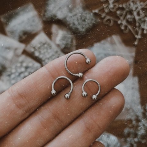 Aro Piercing Bull ¡Unidad! - Acero quirúrgico C12 bis - comprar online