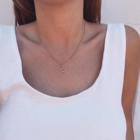 Collar Love Us Gold - Acero Dorado AA.3 - comprar online