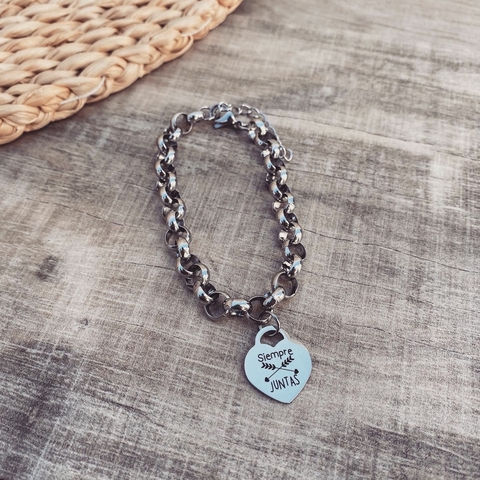 Pulsera Siempre Juntas Flechitas - Acero quirúrgico W1 - comprar online