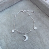 Pulsera Luna Heart - Plata 925 W3