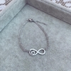 Pulsera Infinito amor - Acero quirúrgico W1.D