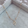 Collar Roxy Heart Gold - Acero Dorado AA.4