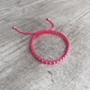 Pulsera Estiu Regulable Rosa Fluo o Plata 925 O3