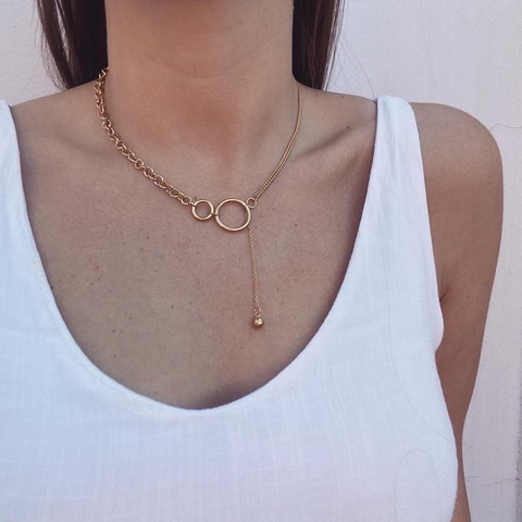 Collar Amste Gold - Acero Dorado W13.D - comprar online