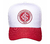 Internacional Boné Snapback - Escuro (Branco/Vermelho)