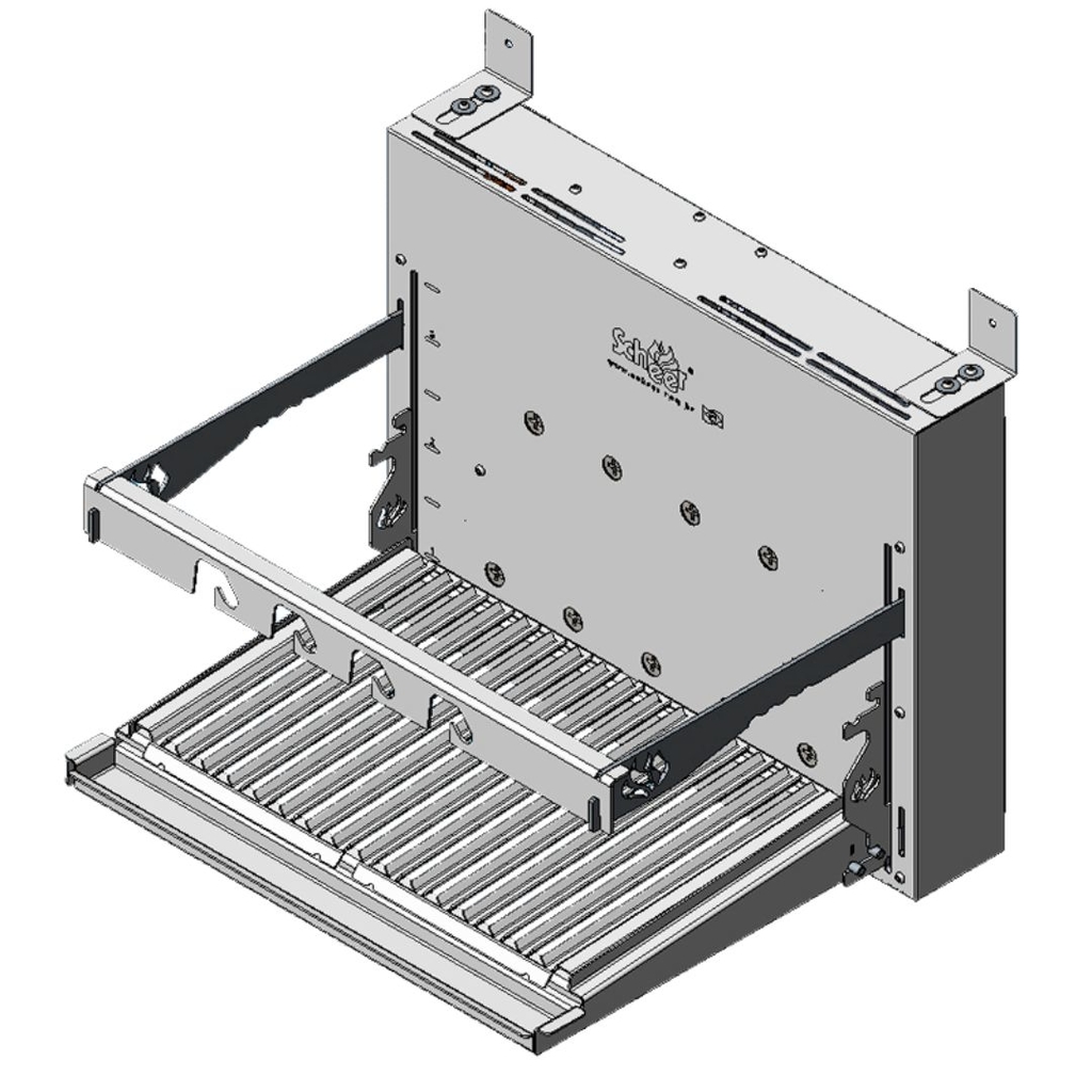 Espetos de 5 pontas em inox - Scheer Churrasqueiras