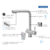 Misturador Monde Filter Plus Aço Inox com Água Filtrada + Filtro 3M Tramontina 94520025 - comprar online
