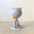 ADORNO PORCELANA GATITO GRIS - comprar online