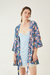 Imagen de VESTIDO KIMONO FRESIA FLORES BASE AZUL