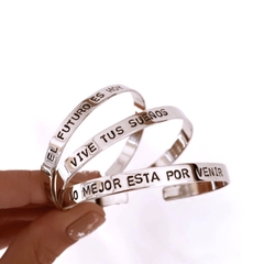 PULSERAS ALPACA CON FRASES