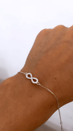 PULSERA PLATA 925 INFINITO - comprar online