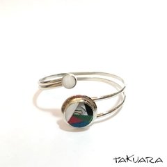 PULSERA ALPACA DOBLE SOMBRERO - TAKUARA