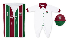 Kit Saída de Maternidade Fluminense Tricolor Menino