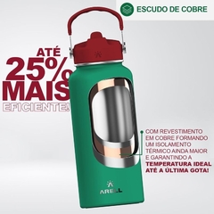 Garrafa Térmica Fluminense Vácuo Straw Flask 946ml - Arell - Camisas do Fluminense a partir de R$ 49,90 !  