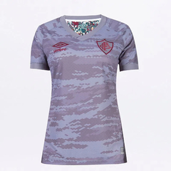 Camisa Fluminense Feminina Cinza - Umbro