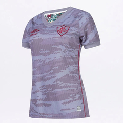 Camisa Fluminense Feminina Cinza 2022 - Umbro