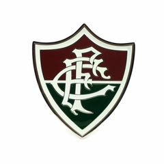 Escudo do Fluminense em Metal 17x15cm - Futpin Oficial