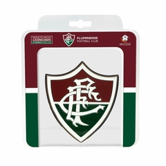 Escudo do Fluminense em Metal 17x15cm - Futpin Oficial - comprar online