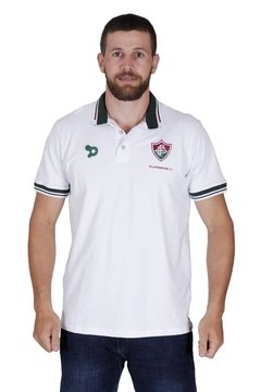 Camisa Polo Fluminense Branca Dryworld