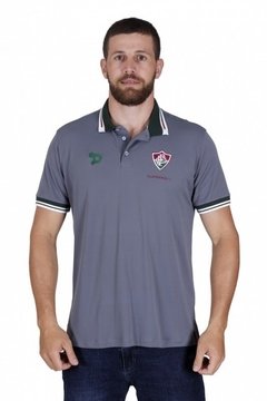 Camisa Polo Fluminense Cinza - Dryworld