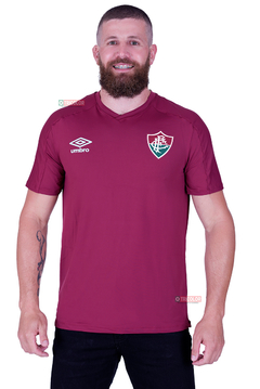 Camisa Fluminense Umbro Aquecimento Grená - comprar online