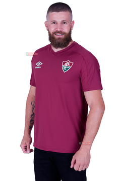 Camisa Fluminense Umbro Aquecimento Grená na internet